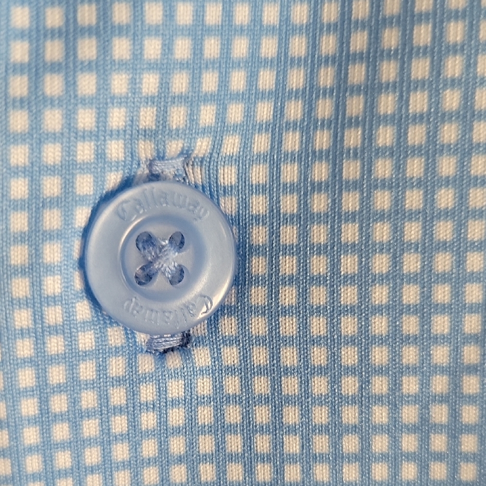 Callaway Light Blue Polo Golf Shirt - Picture 3 of 6
